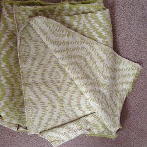 Green Upholstery Fabric Sewing Material Crafting Cushion Cover Home Decor